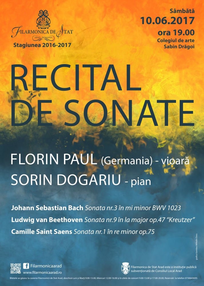 RECITAL CAMERAL la Colegiul de Artă Sabin Drăgoi