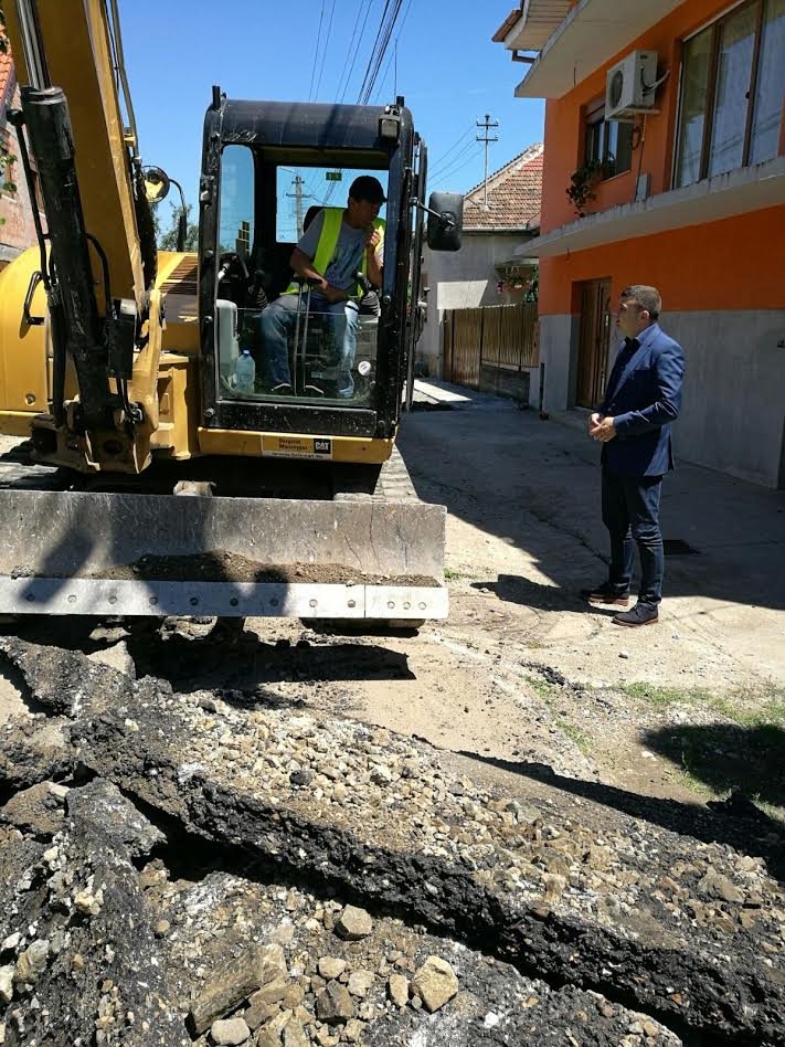 Sergiu Bîlcea a verificat lucrările la străzile din Arad