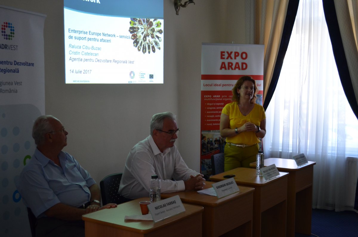Societățile arădene - interesate de parteneriatele internaționale, inovare și accesarea finanțărilor europene