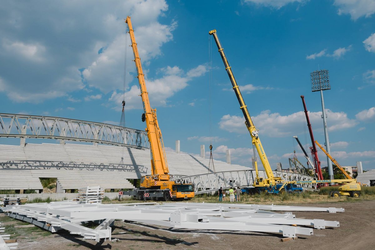 Lucrări de amploare la stadionul UTA