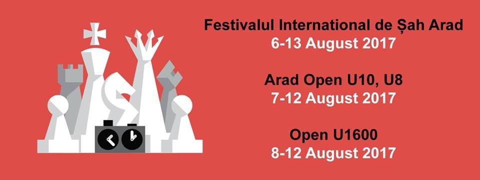 Peste 200 de jucători sunt anunţaţi la Festivalul Internațional de Șah Arad 2017
