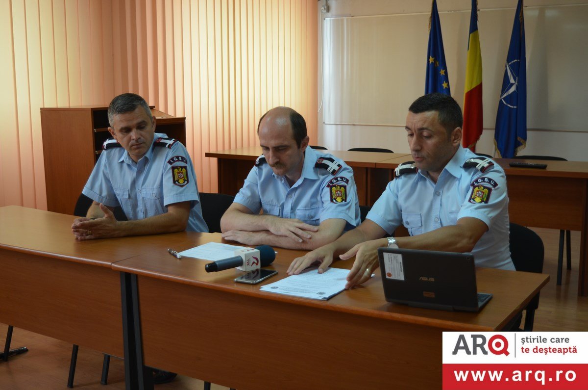  Inspectoratul pentru Situaţii de Urgenţă „Vasile Goldiş” Arad în luna iulie
