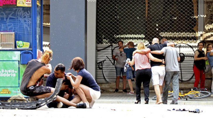 ATAC TERORIST BARCELONA. BILANŢUL victimelor a crescut: 14 morţi. 100 de răniţi, între care 3 români