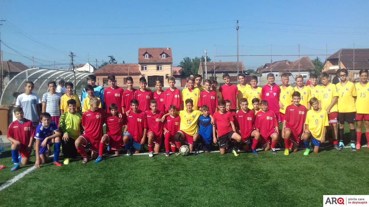 Selecționata de fotbal Under 14 a județului Arad va participa la Turneul Speranțelor