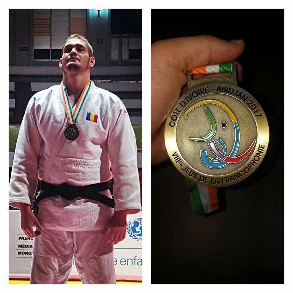 Bronz arădean pe tatami la Jocurile Francofone