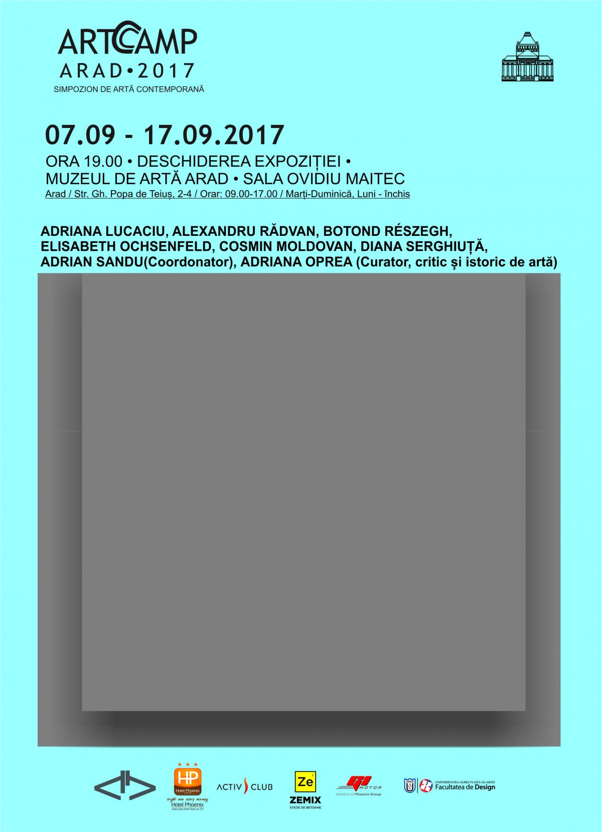  Expoziţia Simpozionului de Artă contemporană Art Camp Arad 2017