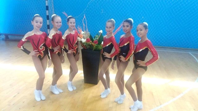 Gimnastica aerobică a CSM Arad, medaliată la Cupa Cetăţii