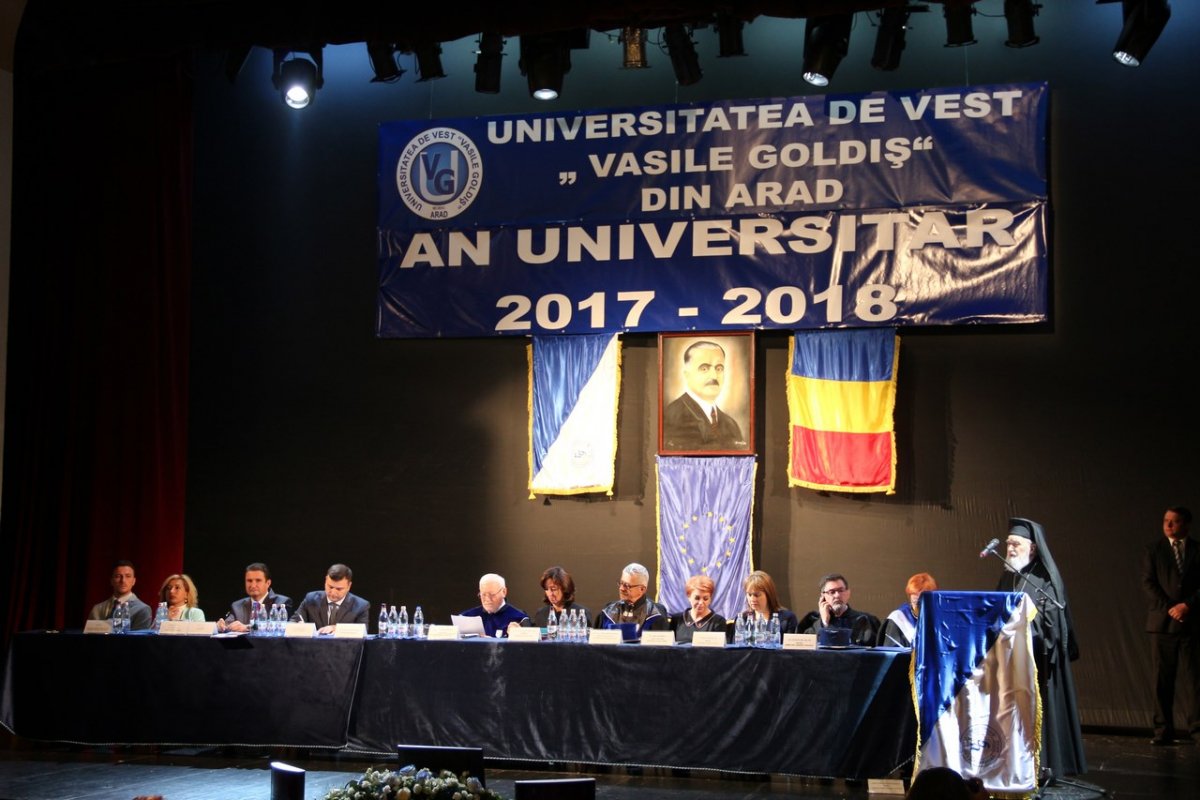 Universitatea de Vest „Vasile Goldiş” din Arad a deschis anul academic 2017-2018