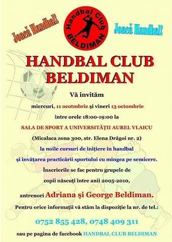 Selecţii la HC Beldiman