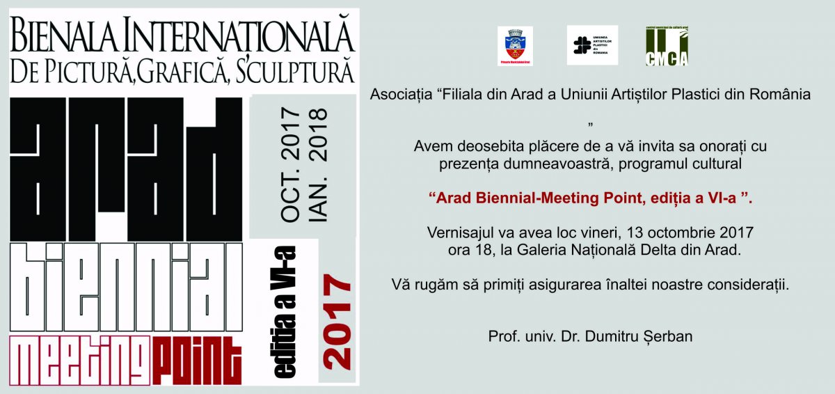 Bienala Internatțională de artă Meeting Point la Galeria Delta