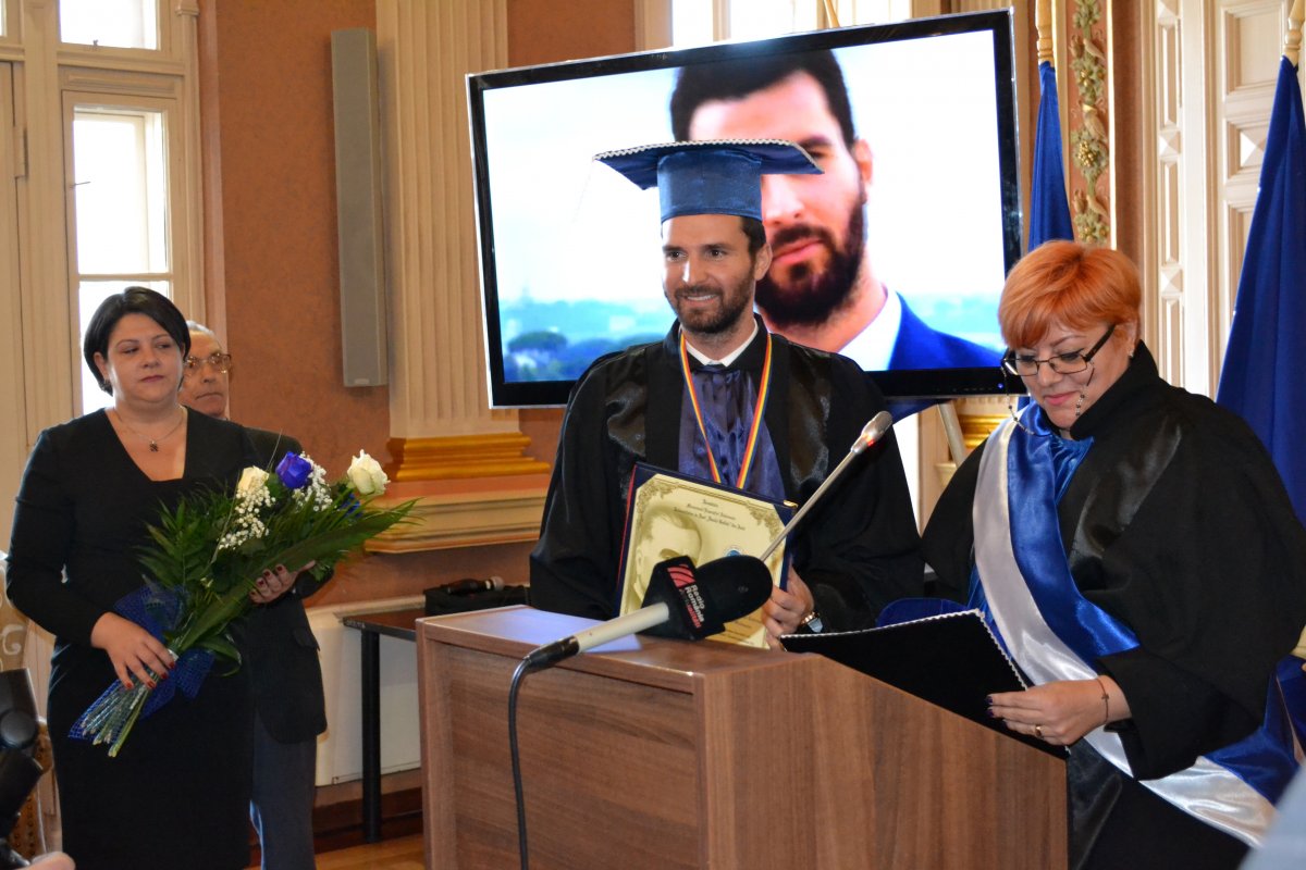 Producătorul de film italian la Hollywood, Andrea Iervolino, Doctor Honoris Causa al Universității de Vest „Vasile Goldiș” din Arad (FOTO)