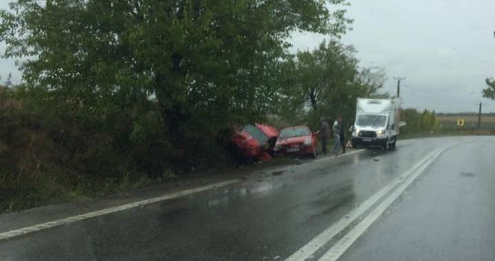 Accident în curba morții dintre Șag și Vinga