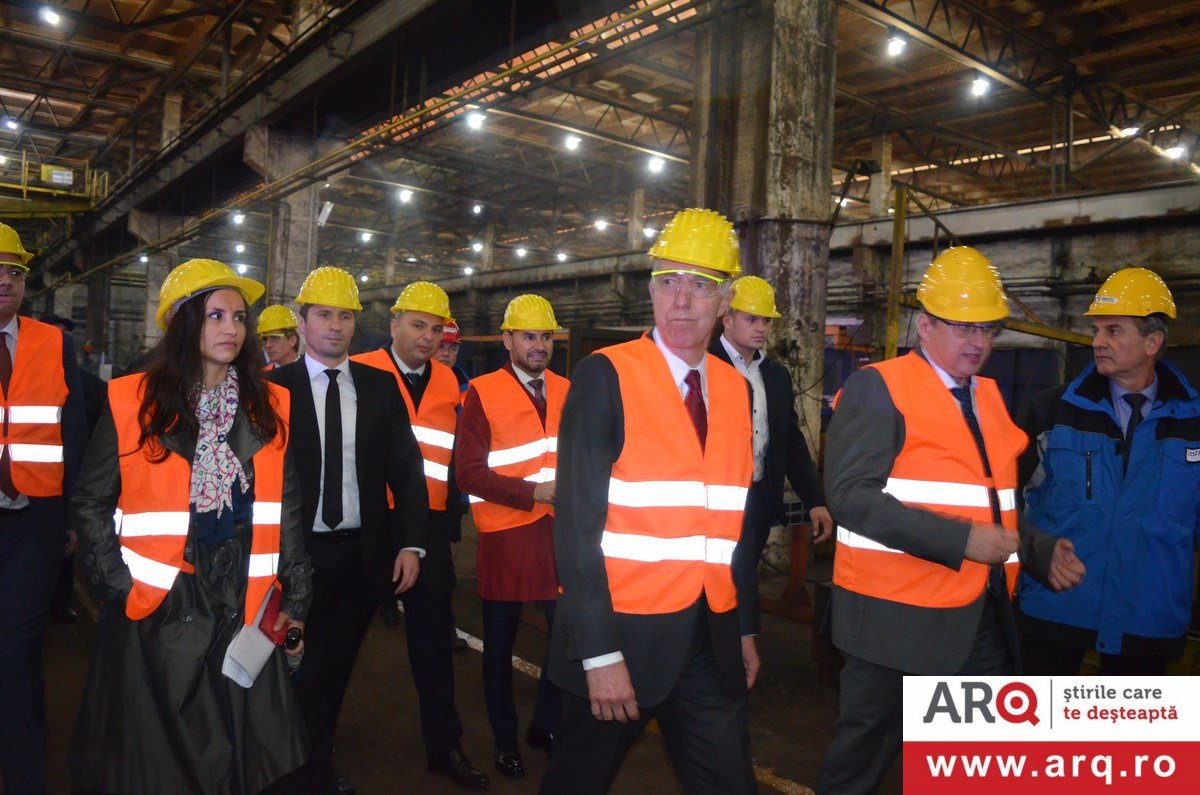 Ambasadorul SUA în România, Excelența Sa, Dl. Hans G. Klemm în vizită la  Astra Rail Industries S.A. din Arad (FOTO)