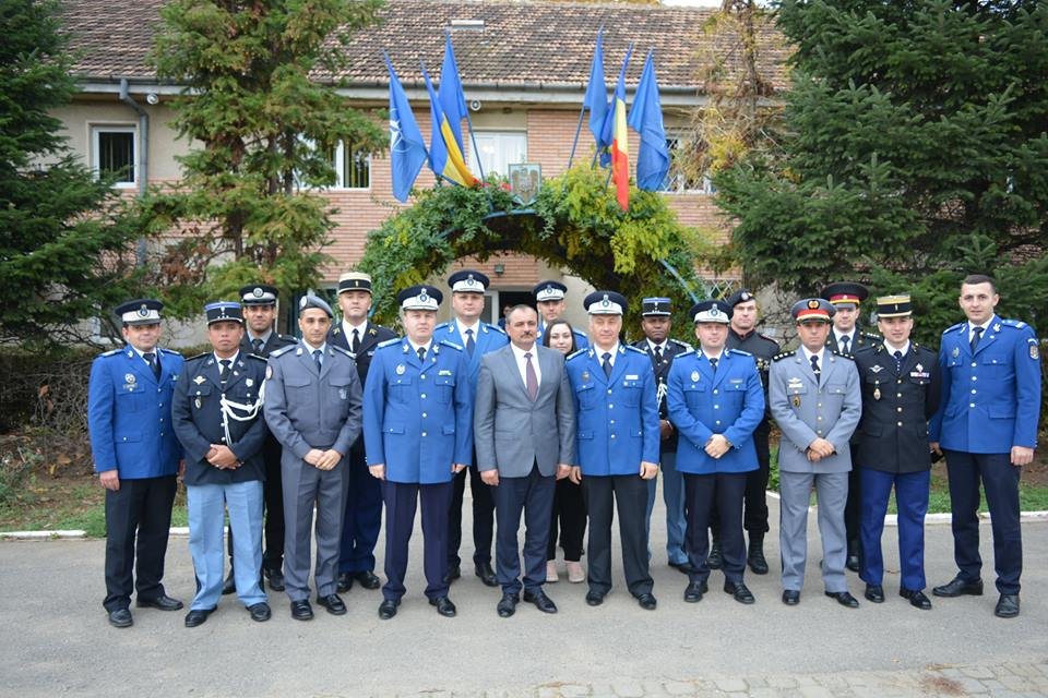 Inspectoratul de Jandarmi Județean Arad vizitat de ofițerii Cursului Superior Internațional