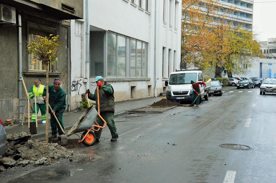 Modernizarea bulevardului Decebal, în desfăşurare