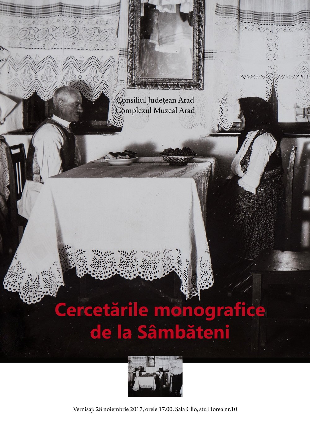 Expoziția de fotografie CERCETĂRILE MONOGRAFICE DE LA SÂMBĂTENI (1935)