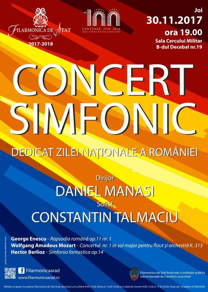 Concert simfonic dedicat Zilei Naționale a României