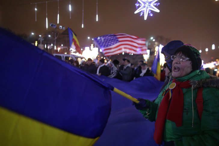 Noi proteste au avut loc în Piata Victoriei 