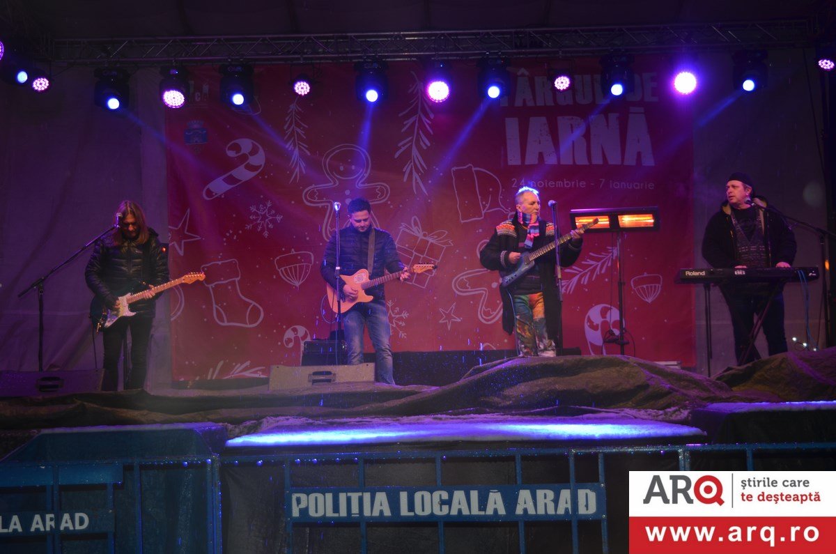 Mircea Rusu Band a adus prima ninsoare la Târgul de Iarnă