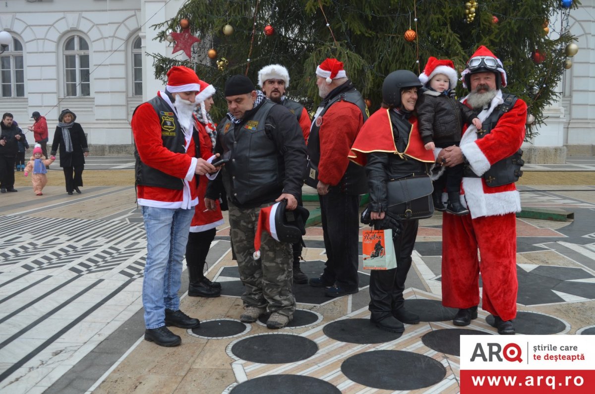 Moș Crăciun motorizat (FOTO)