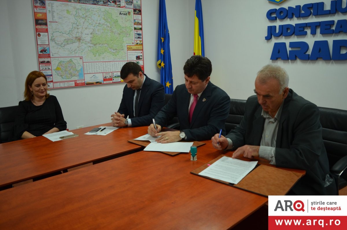 S-a semnat contractul de proiectare tehnică pentru modernizarea celui mai important drum judeţean arădean,  Arad-Şiria-Pâncota-Buteni!