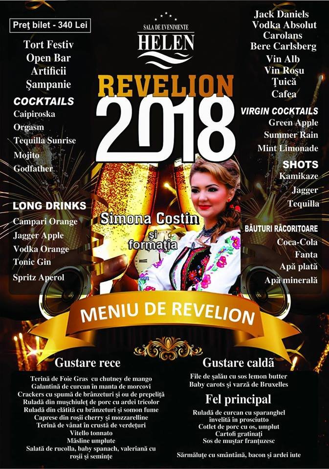 Revelion 2018 cu Simona Costin la HELEN !