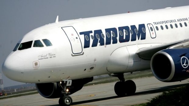 O cursă Tarom nu a putut ateriza la Sibiu, fiind invocate