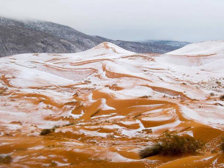 Imagini ireale: A nins în deșertul Sahara! Ce se întâmplă cu vremea?