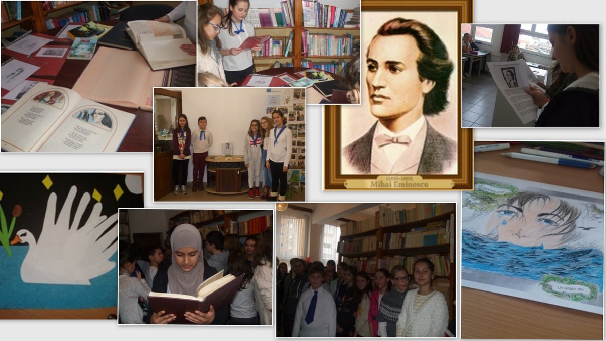 Cerc literar - artistic de ziua lui Mihai Eminescu, la Școala Gimnazială „Aurel Vlaicu”