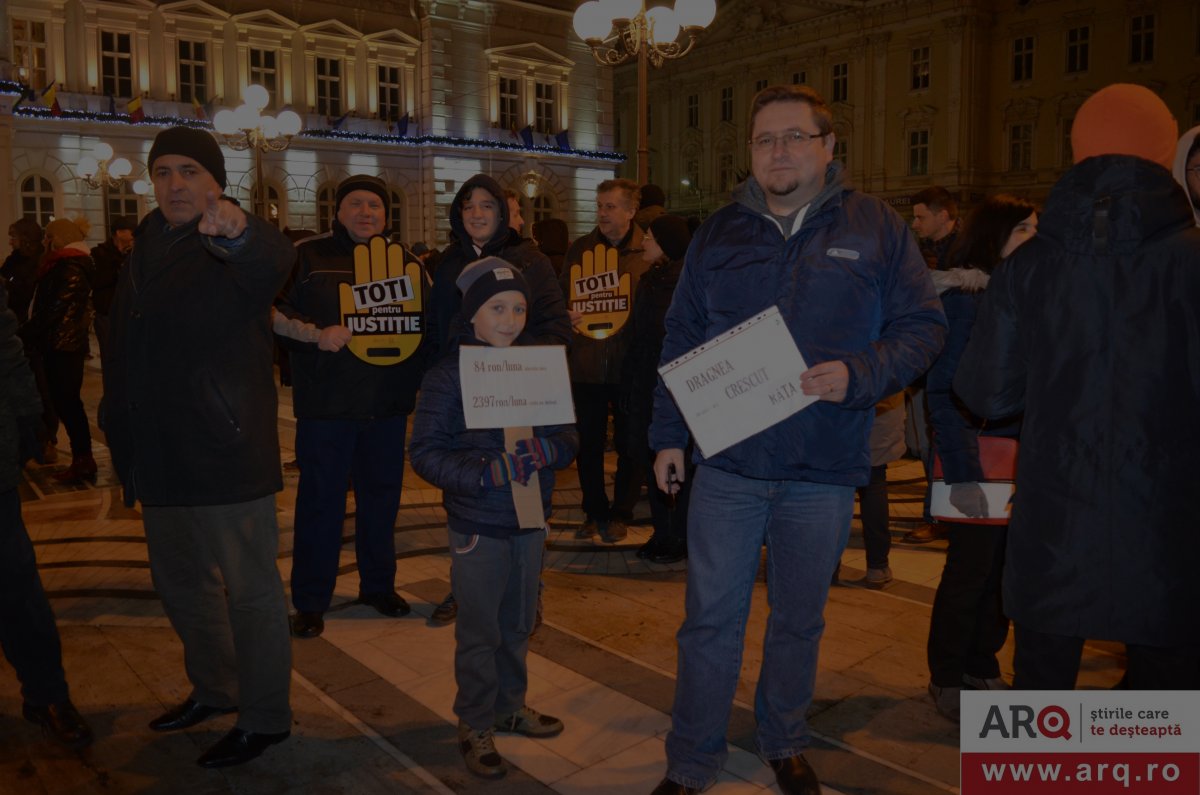 Proteste împotriva modificării LEGILOR JUSTIȚIEI și la Arad 