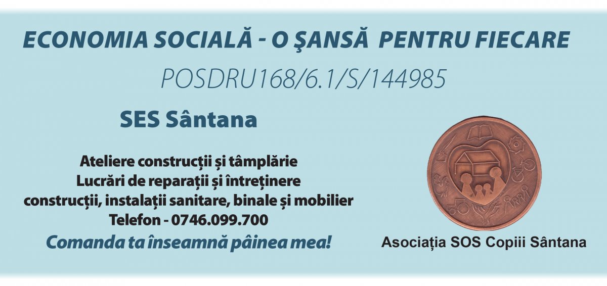 SOS Copiii Sântana, proiecte prin care ajută comunitatea