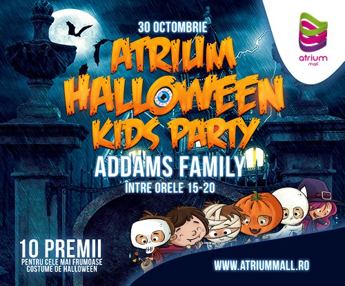 Addam’s Family Party de Halloween la Atrium Mall!