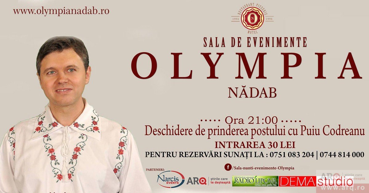 Puiu Codreanu la Sala de Evenimente Olympia NĂDAB