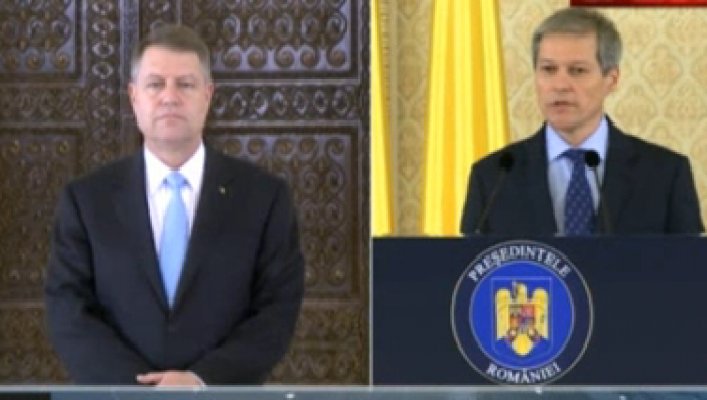 Dacian Cioloş este premierul desemnat. Iohannis: 