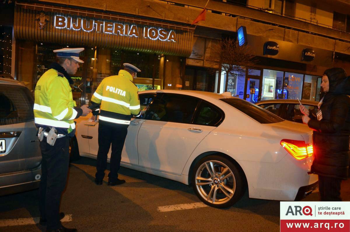 Străzile Aradului în siguranță - acțiune a polițiștilor arădeni în seara de duminică