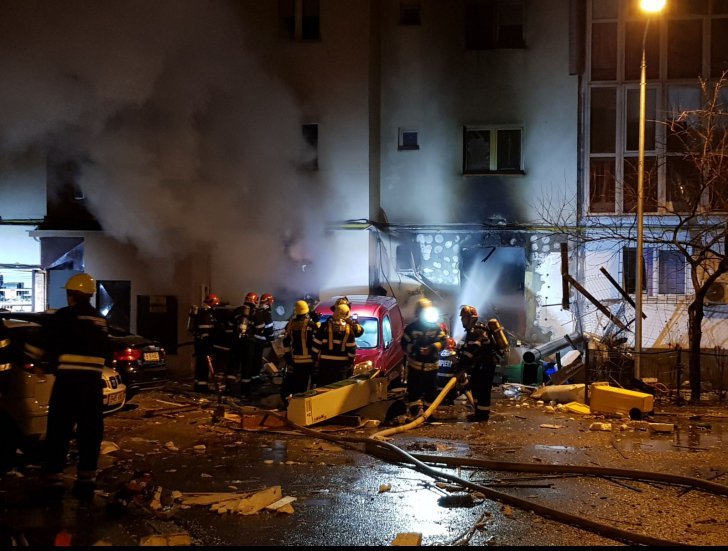 Explozie puternică la un restaurant din Capitală