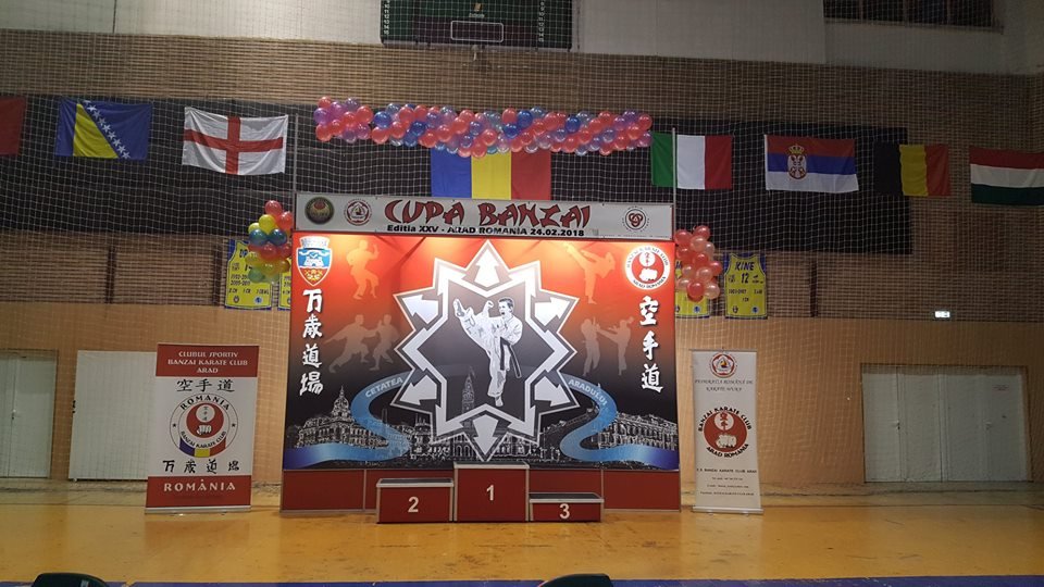 Eveniment de excepţie. Karateka din 8 ţări au onorat a 25-a ediţie a 