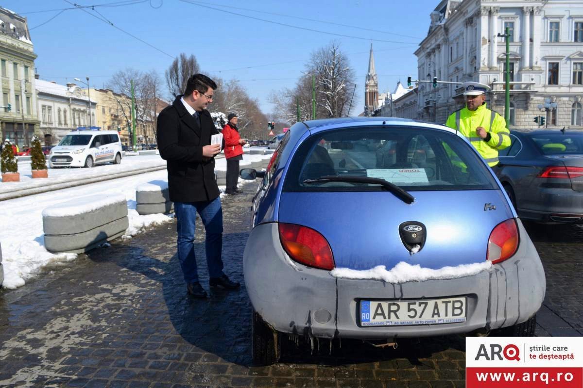 MĂRȚIȘOARE, cu Poliția Rutieră și Quark Motors (VW)