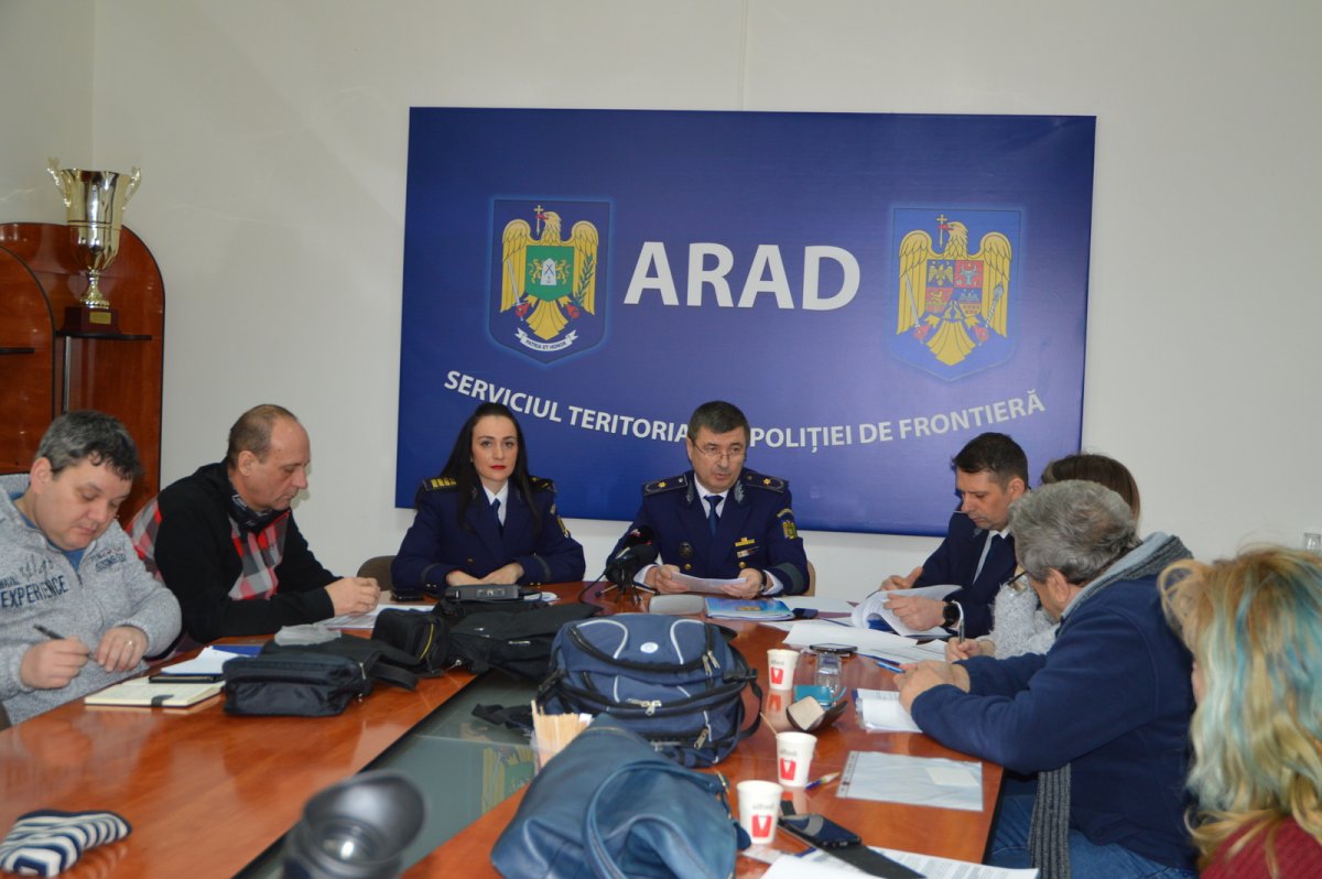Bilanțul anului 2017 a activităţilor desfăşurate de Serviciul Teritorial al Poliţiei de Frontieră Arad