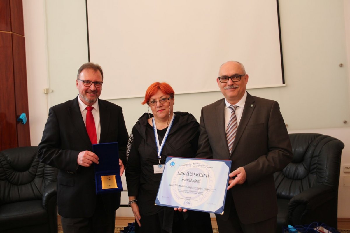 Preşedintele districtului Tübingen (Germania), Joachim Walter şi rectorul Universităţii din Rottenburg, au vizitat Universitatea de Vest „Vasile Goldiş” din Arad