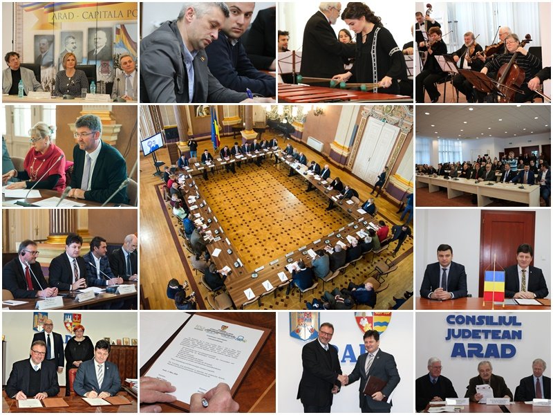 Trei zile cu 5 evenimente internaţionale majore în Arad, organizate de Consiliul Judeţean