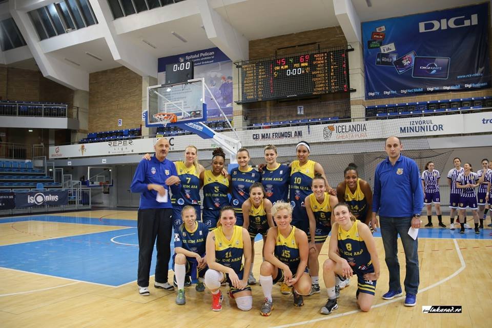 Trei din trei: FCC ICIM Arad - SCM Timişoara 66-64