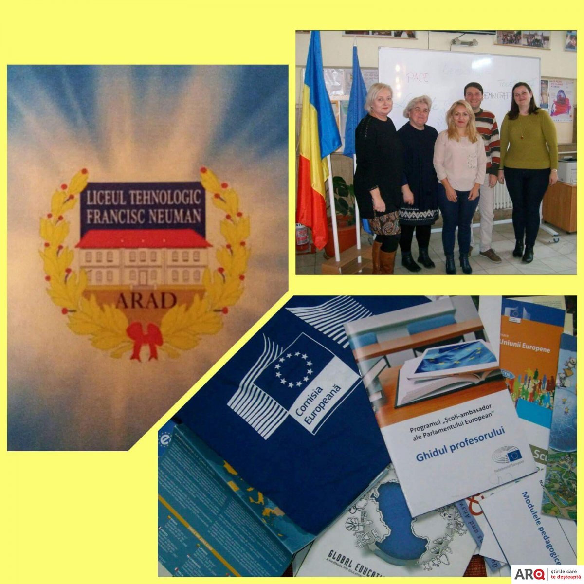 Programul educativ ,,Şcoli – Ambasador ale Parlamentului European” la Liceul Tehnologic ,,Francisc Neuman” Arad