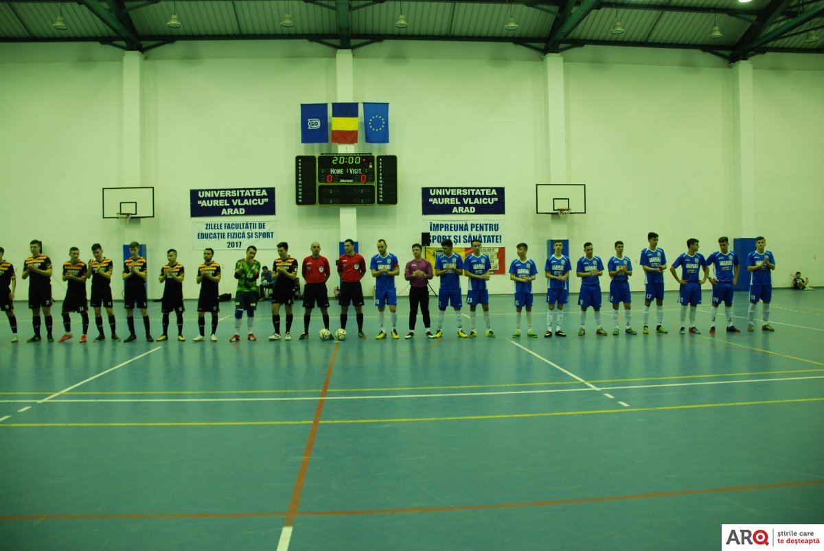 Ieri, în a doua zi a Turneului final al Cupei României la futsal U19, Autobergamo Deva- Imperial Wet Miercurea Ciuc 5-1 și Pro Tineret Sighișoara-  United Galați 5-4