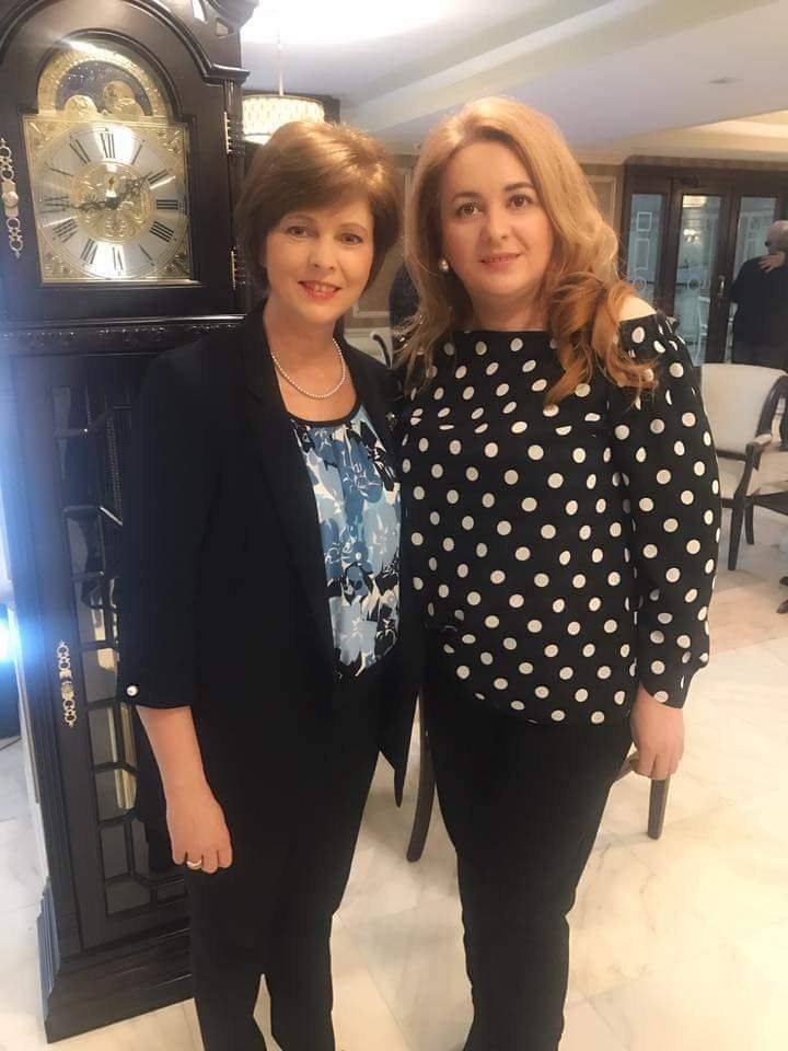 Florica Cherecheș, președinta femeilor liberale, s-a întâlnit cu arădenii