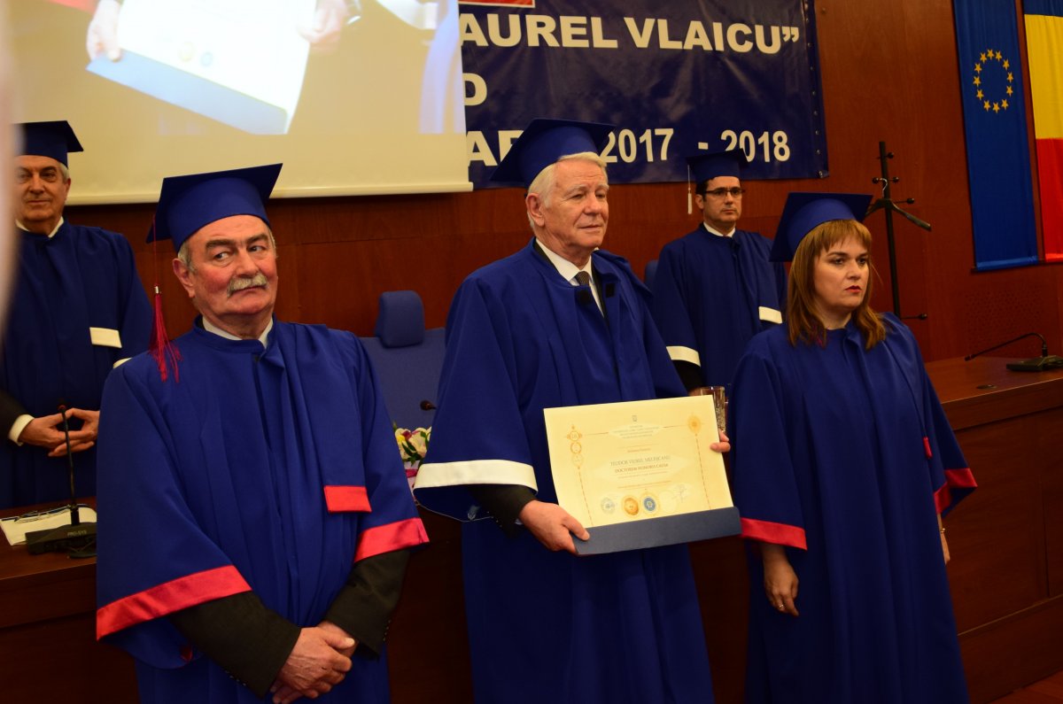 Teodor Meleșcanu, Doctor Honoris Causa al UAV