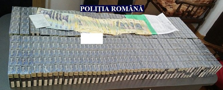 Peste 10.000 de țigarete de contrabandă depistate de polițiștii din Pîncota