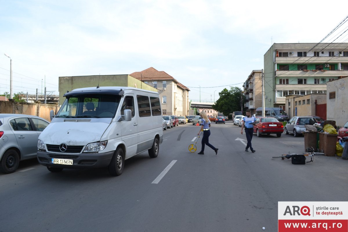 Biciclist accidentat de MERȚAN