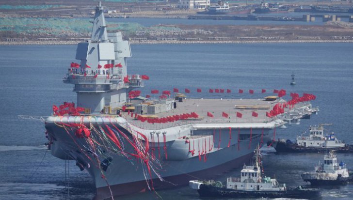 Mesajul Beijingului. Primul portavion ”made in China” începe testele pe mare