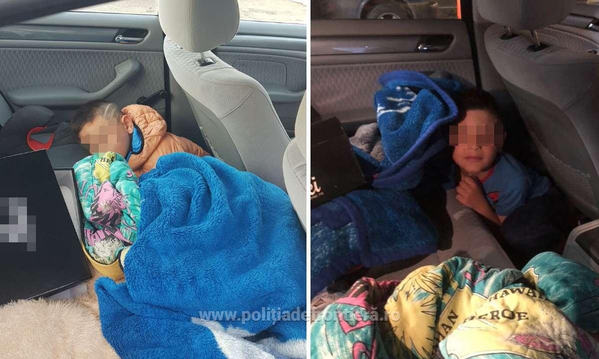 Şi-au ascuns copilul sub o pătură, ca să-l treacă ilegal frontiera